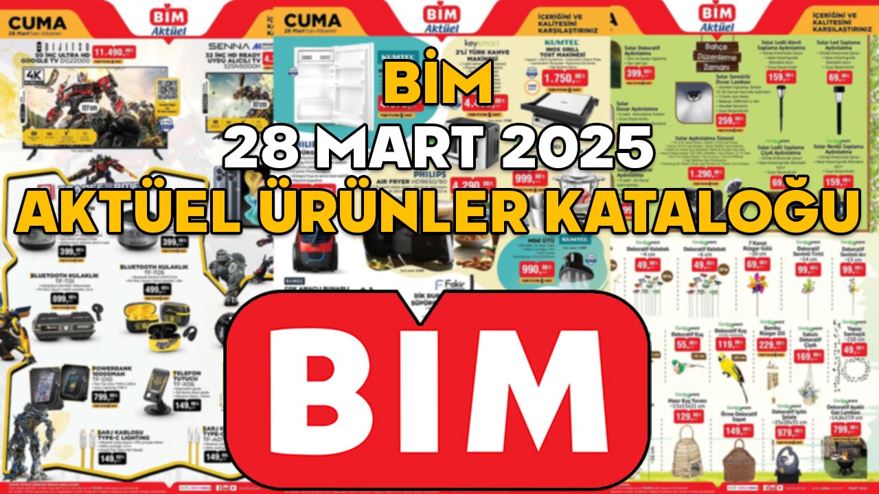 BİM 28 MART KATALOĞU 2025: Bu Cuma BİM’de buz başlıklı lazer epilasyon cihazı indirimde!