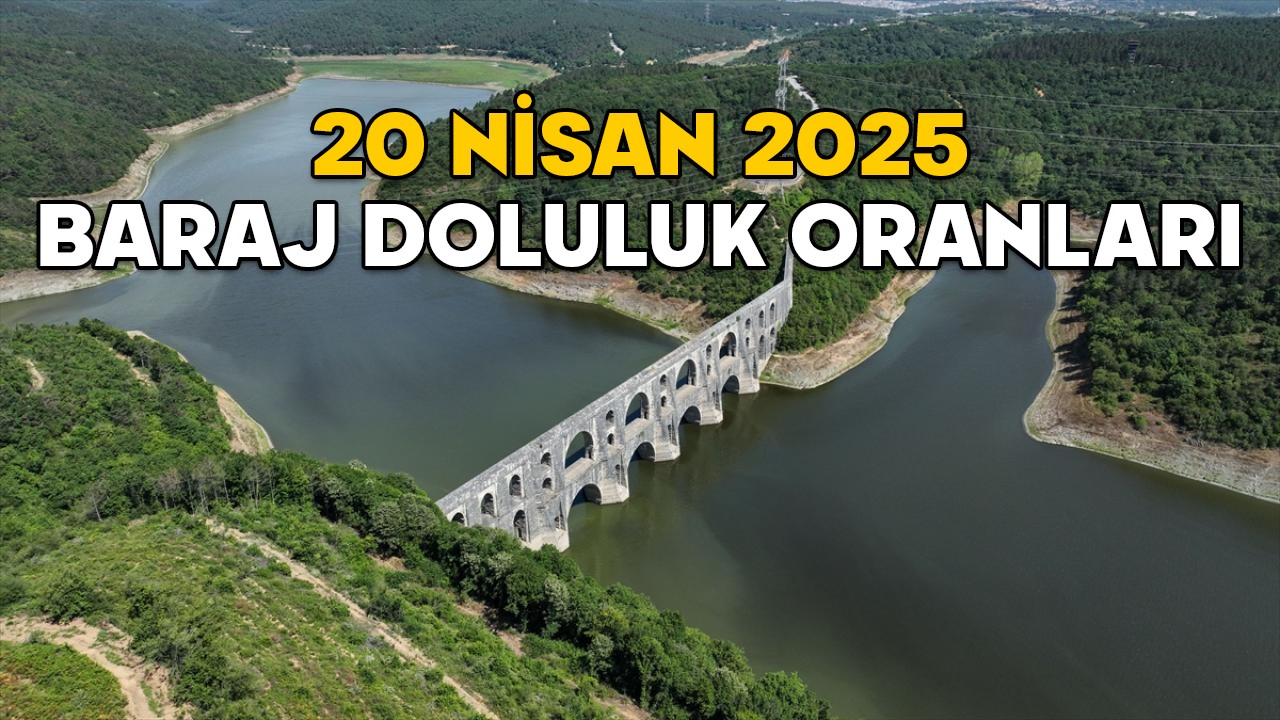 BARAJLARDA NE KADAR SU VAR? İSKİ 20 Nisan 2025 baraj doluluk oranlarını paylaştı