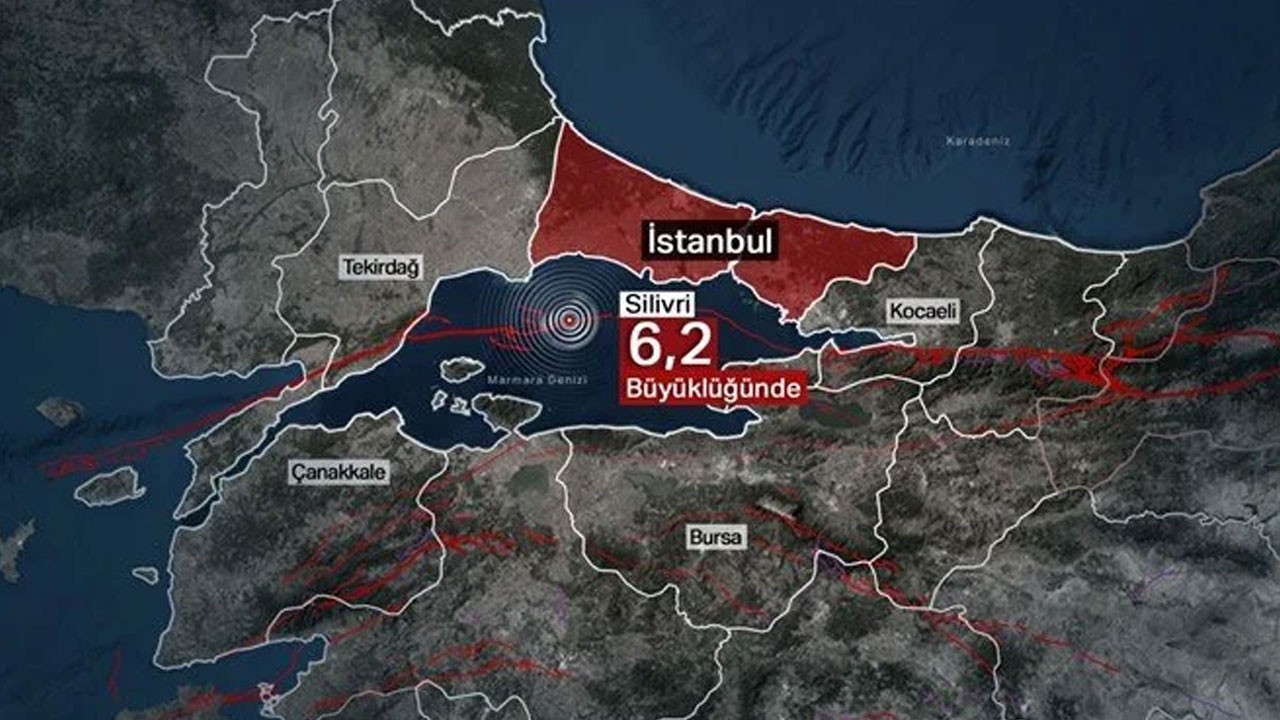 İstanbul'da 6.2 büyüklüğünde deprem! Marmara Bölgesi'nin tamamından hissedildi