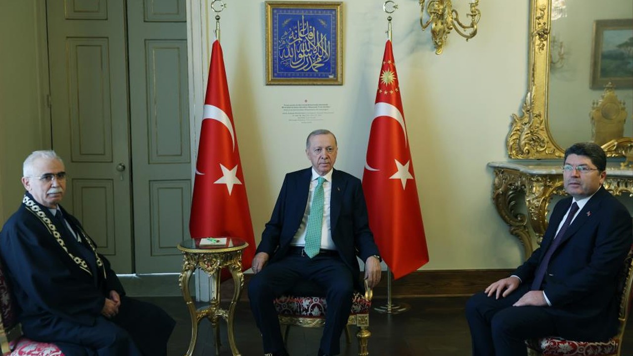 AYM'nin 63. kuruluş yıldönümü! Cumhurbaşkanı Erdoğan, Tunç ve Özkaya'yı kabul etti