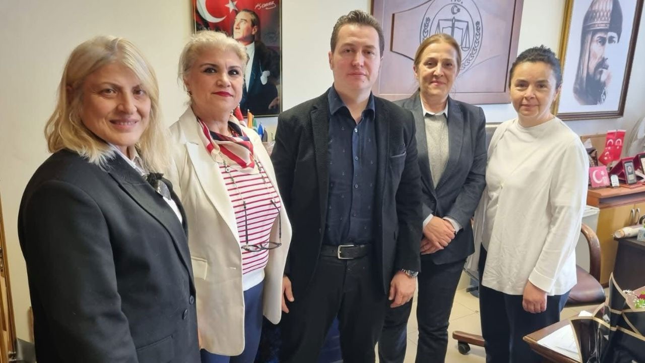 Savcı Yavuz Engin'e destek ziyareti! "Milyonlarca kadını temsilen geldik"