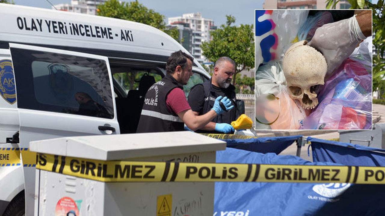 Görüntüler dehşete düşürdü! Çöpte çocuğa ait kafatası bulundu