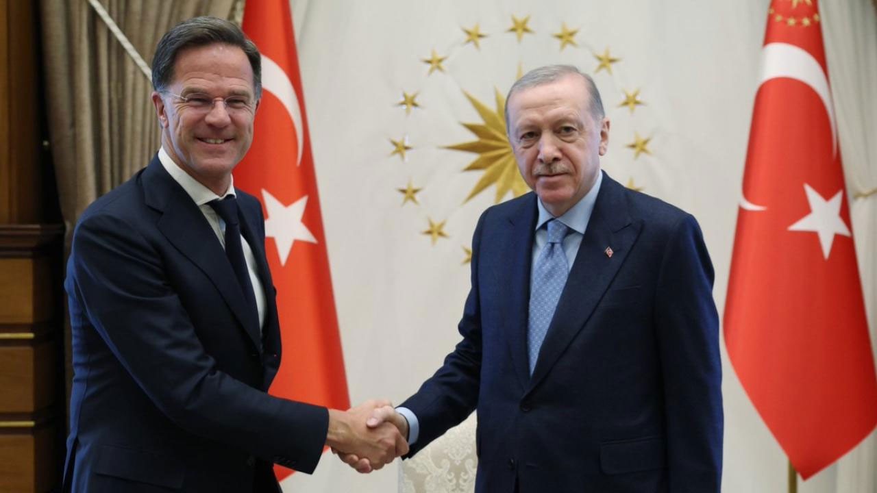 Cumhurbaşkanı Erdoğan, Mark Rutte'yi kabul etti