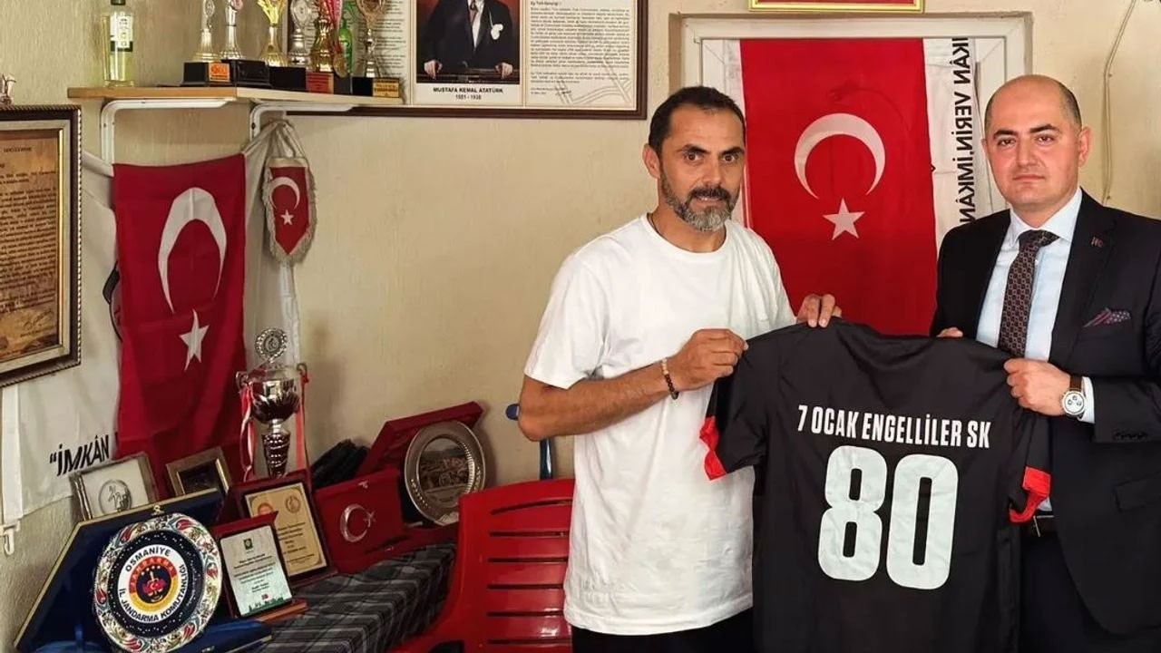 Başsavcı Arısoy'dan engelli sporculara ziyaret