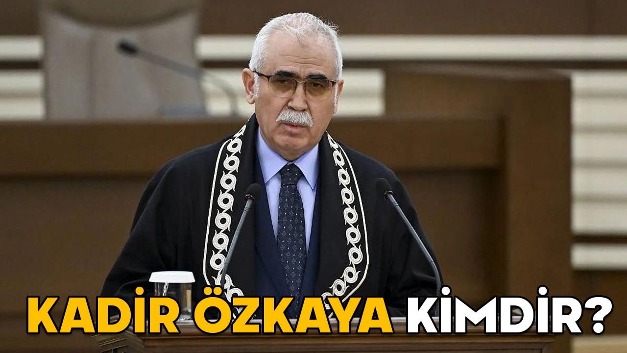 Kadir Özkaya kimdir, kaç yaşında ve nereli? Anayasa Mahkemesi (AYM) Başkanı Kadir Özkaya’nın kariyeri