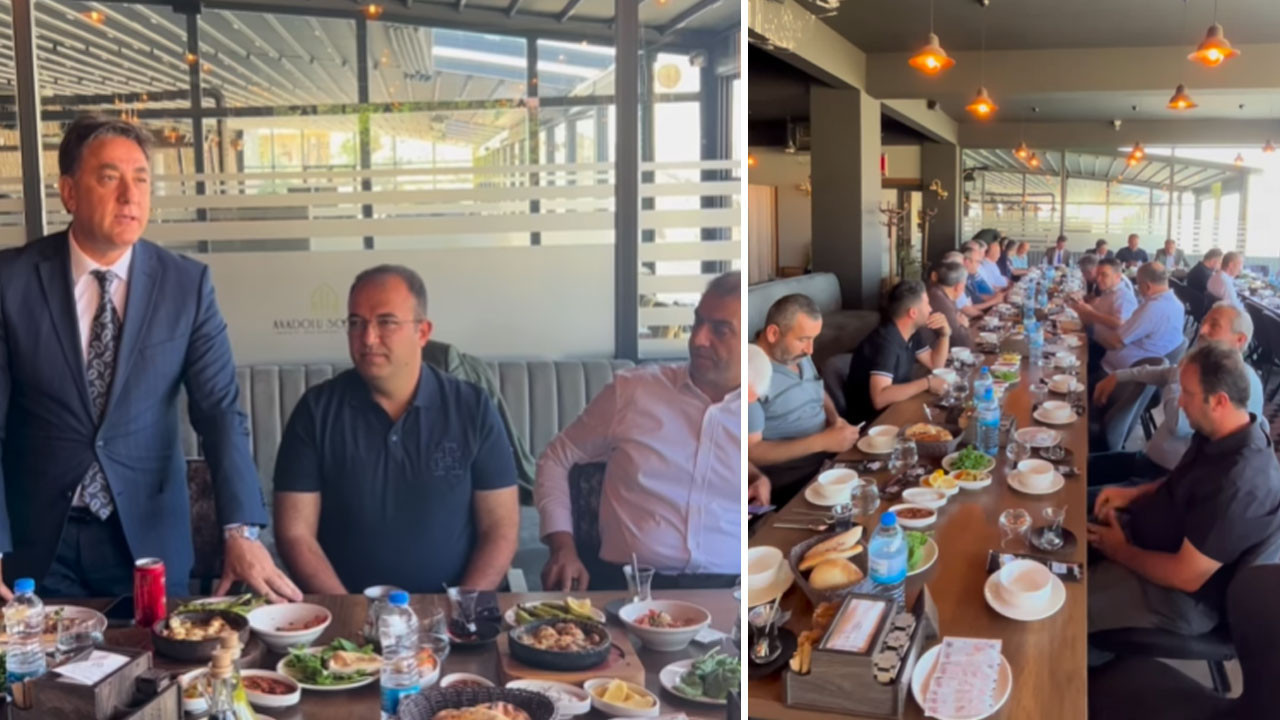 Kaymakam Turan ve Başsavcı Altıntaş'a yemekli veda