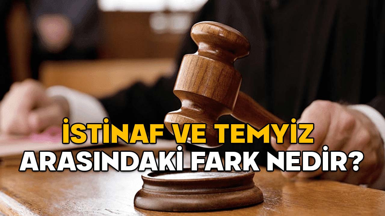 İSTİNAF NEDİR, TEMYİZ NEDİR? İstinaf ve temyiz arasındaki fark nedir?