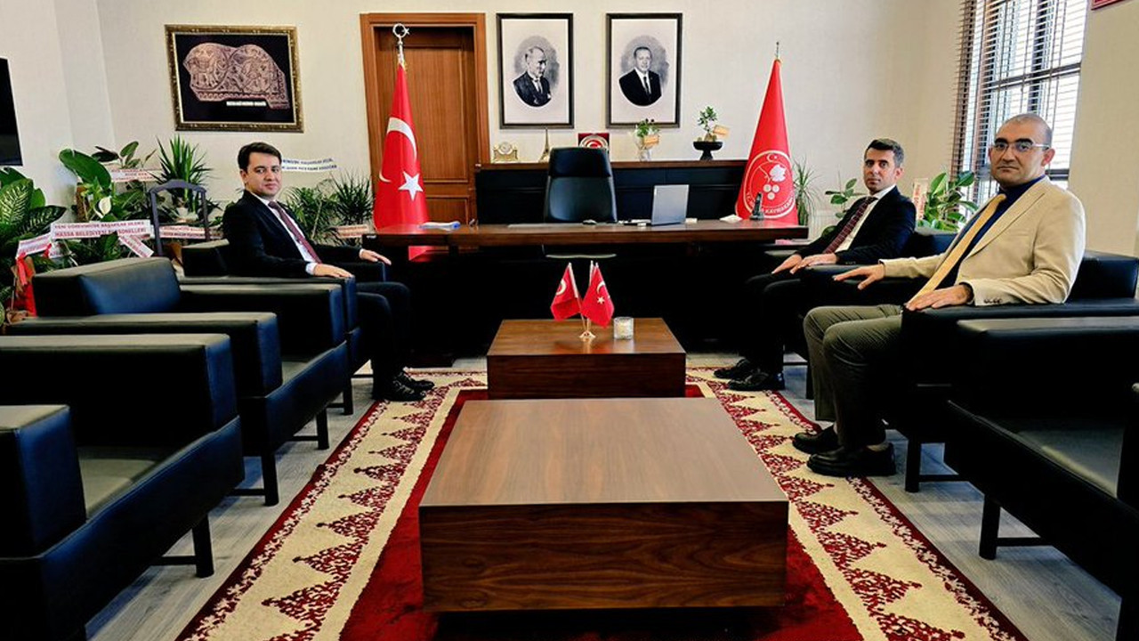 Başsavcı Öztürk ile Başkan Evci'den Kaymakam Kahramana ziyaret