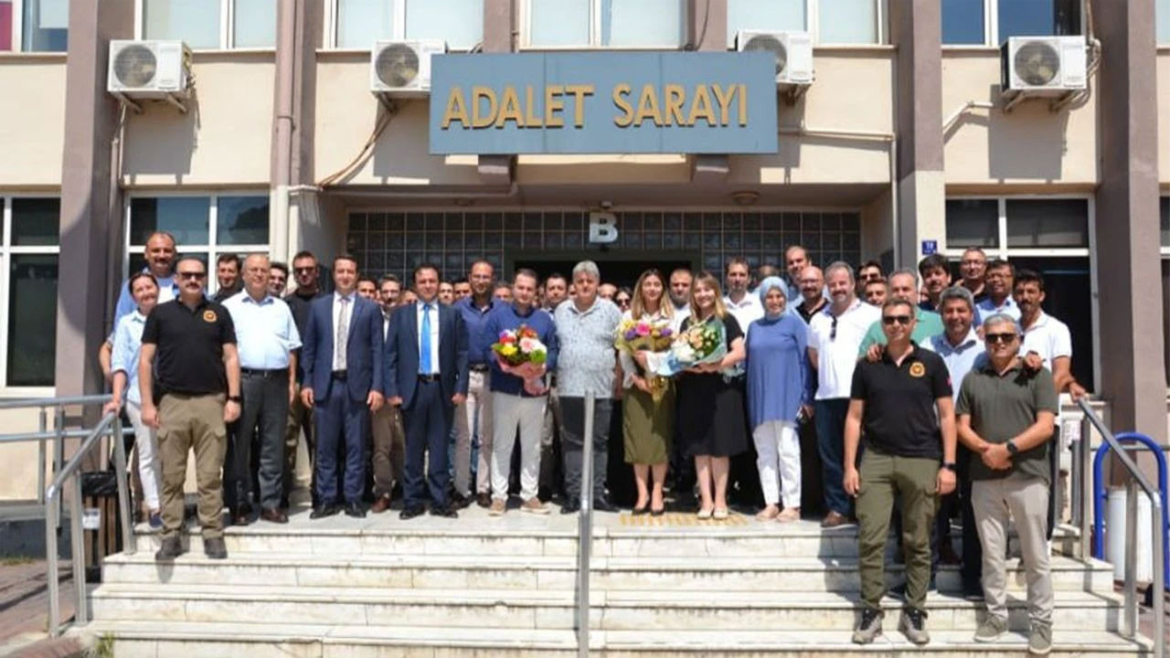 Aydın Başsavcısı Yılmaz yeni görev yerine uğurlandı