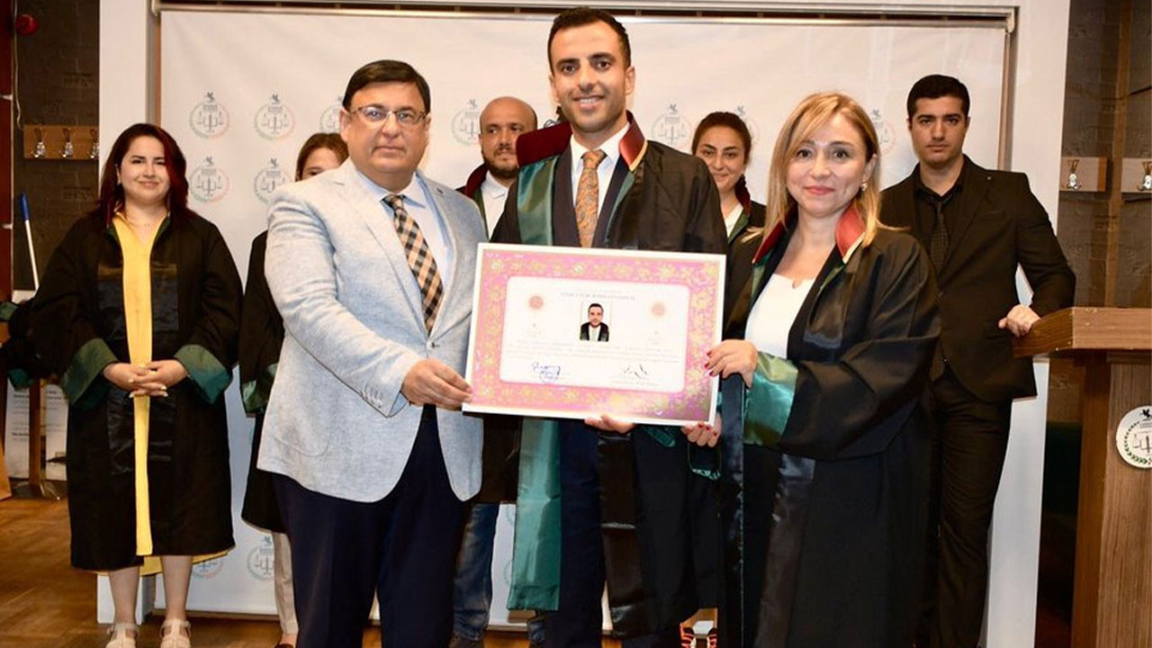 İnfaz Koruma Memurluğu’ndan avukatlığa! Ruhsatını Başsavcı Kılıç’tan aldı