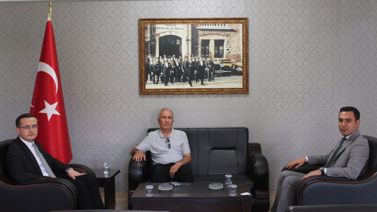 Yargıtay Üyesi İsa Çelik'ten Dinar Kaymakamlığı'na ziyaret!