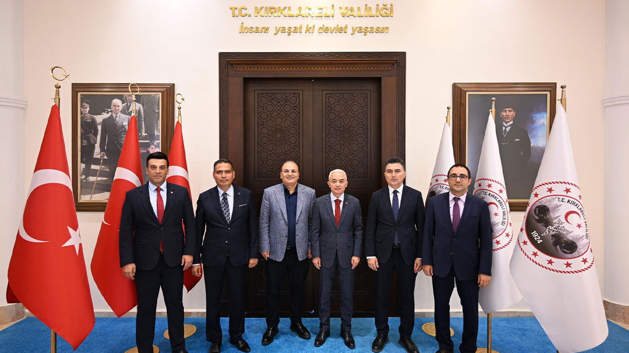 HSK Üyesi Yüksel'in Kırklareli'ndeki temasları sürüyor! Vali Turan'ı ziyaret etti