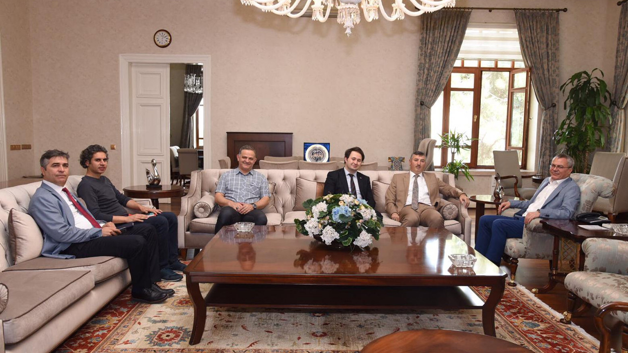 Başsavcı Çiçekli ve Bakanlık yetkilileri Vali Deniz'i ziyaret etti! Fikir alışverişinde bulunuldu