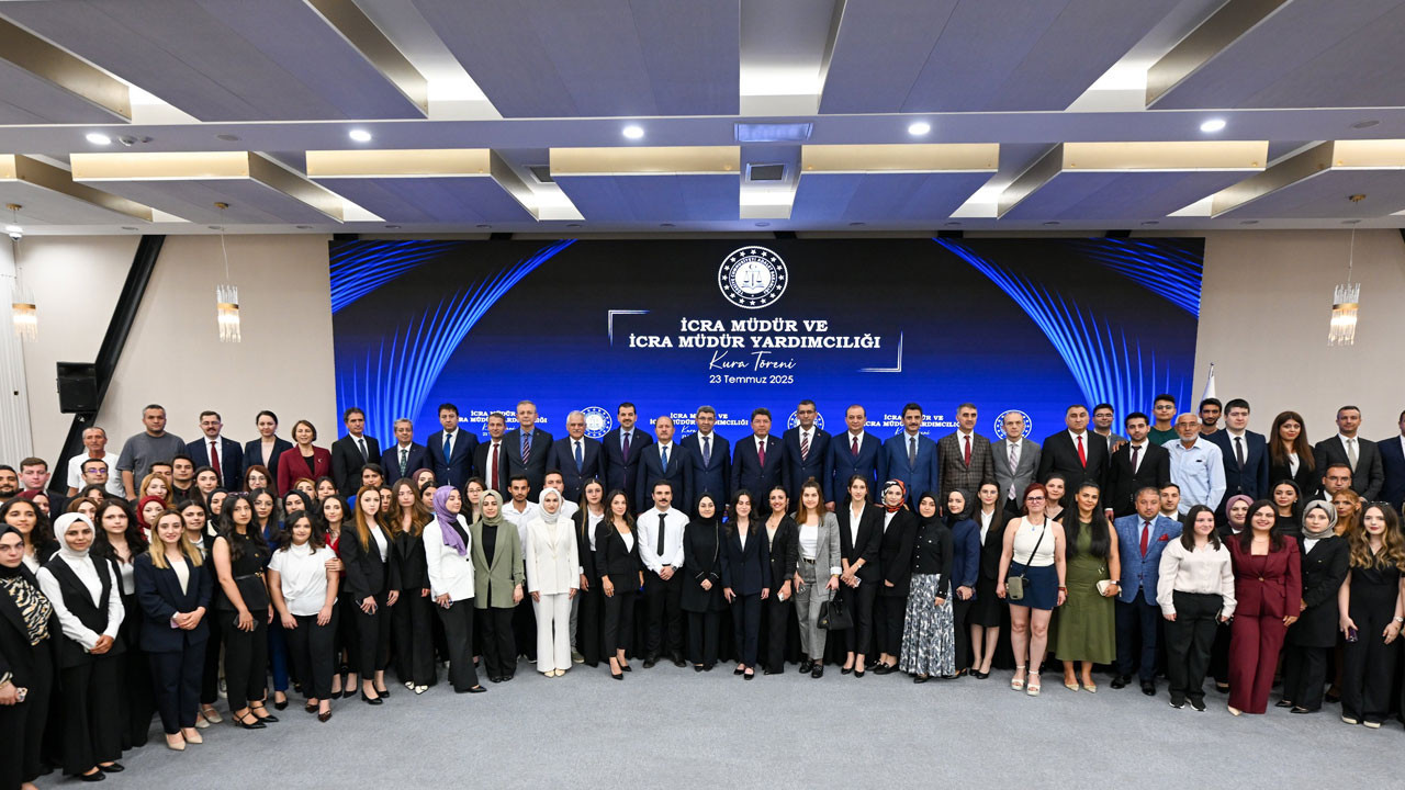 Bakan Tunç'un katılımıyla İcra müdür ve müdür yardımcılığı kurası gerçekleştirildi!