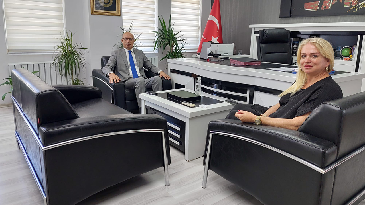 Başsavcı Sezgin’den İlçe Milli Eğitim Müdürü Günaydın’a nezaket ziyareti