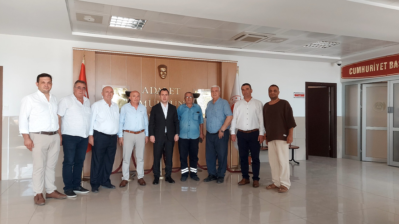 Keşan esnaf odalarından, Başsavcı Küçükbekir’e hayırlı olsun ziyareti