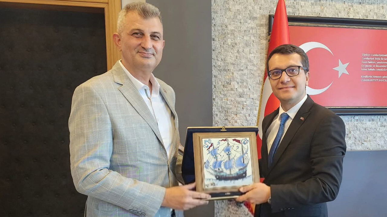 Başsavcı Sarı, Belediye Başkanı Sezer'i makamında ağırladı