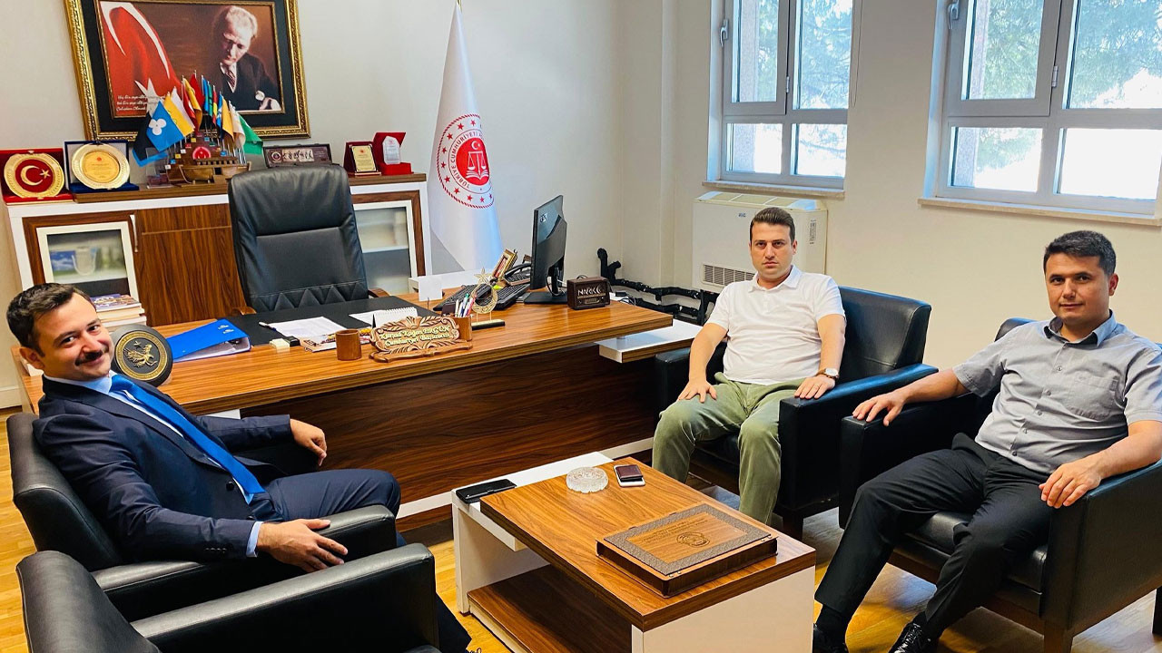 Kaymakamlardan Başsavcı Ergün'e iadeyi ziyaret!
