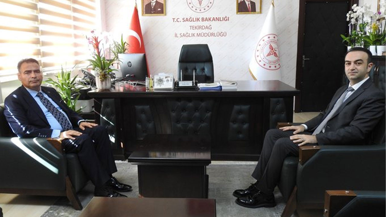 Başsavcı Taşkoparan’dan yeni İl Sağlık Müdürü Onar’a ziyaret
