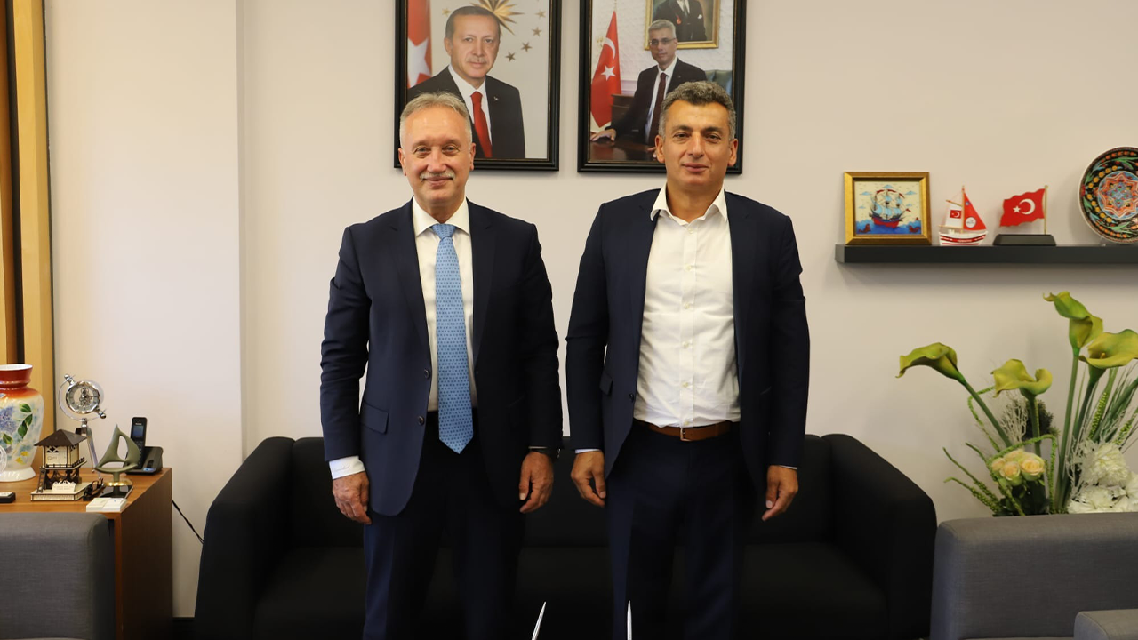 Başsavcı Vekili Bayraktar’dan İl Sağlık Müdürü Topsakal’a hayırlı olsun ziyareti