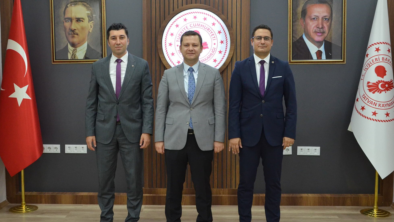 Bitlis Cumhuriyet Başsavcısı Genç’ten Tatvan Kaymakamı Demirer’e ziyaret