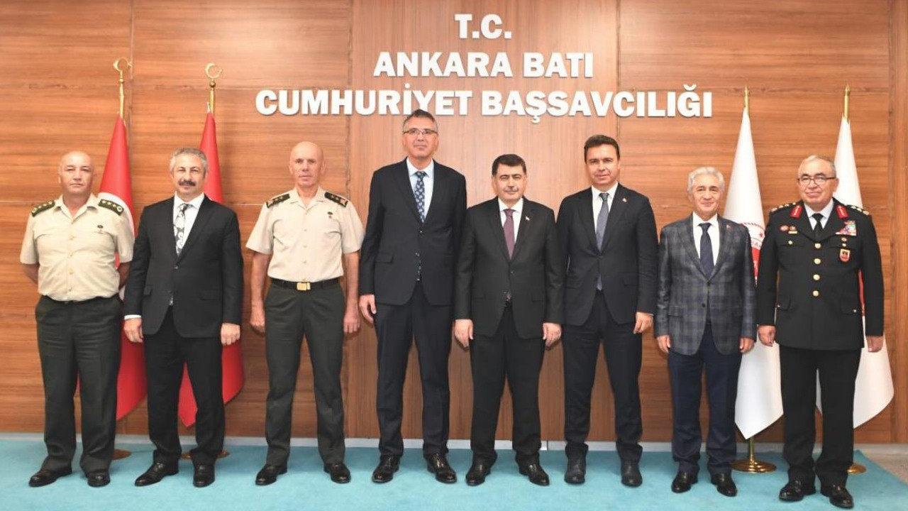 Ankara protokolünden Batı Cumhuriyet Başsavcılığı'na ziyaret