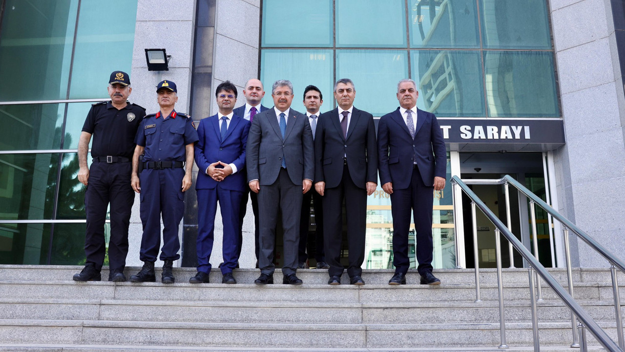 Valilerden Mersin Adliyesi'ne çıkarma