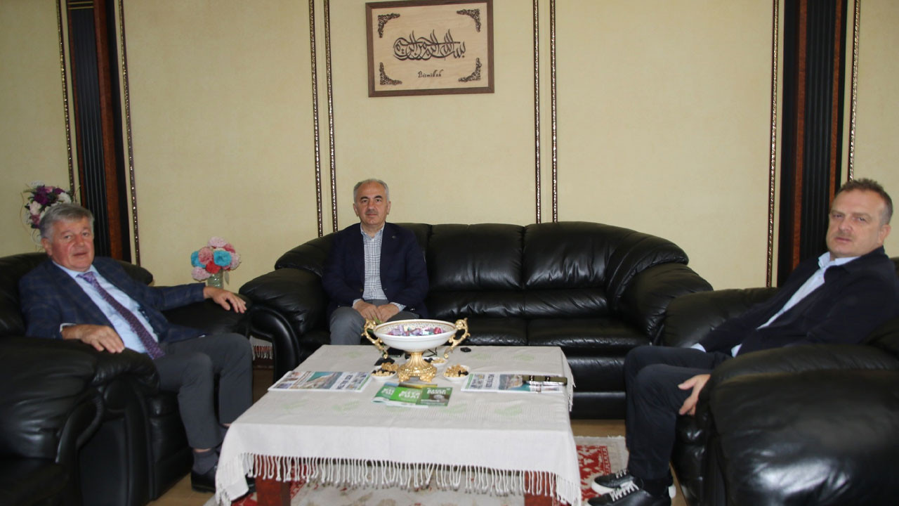 Yargıtay Üyesi Yılmaz ve Danıştay Üyesi Er, Başkan Metin’le buluştu