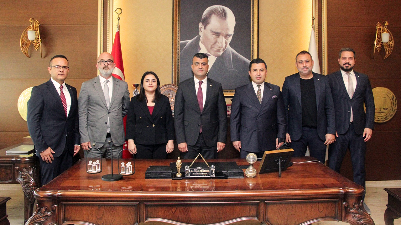 Anamur yargı camiasından Mersin Barosu’na ziyaret