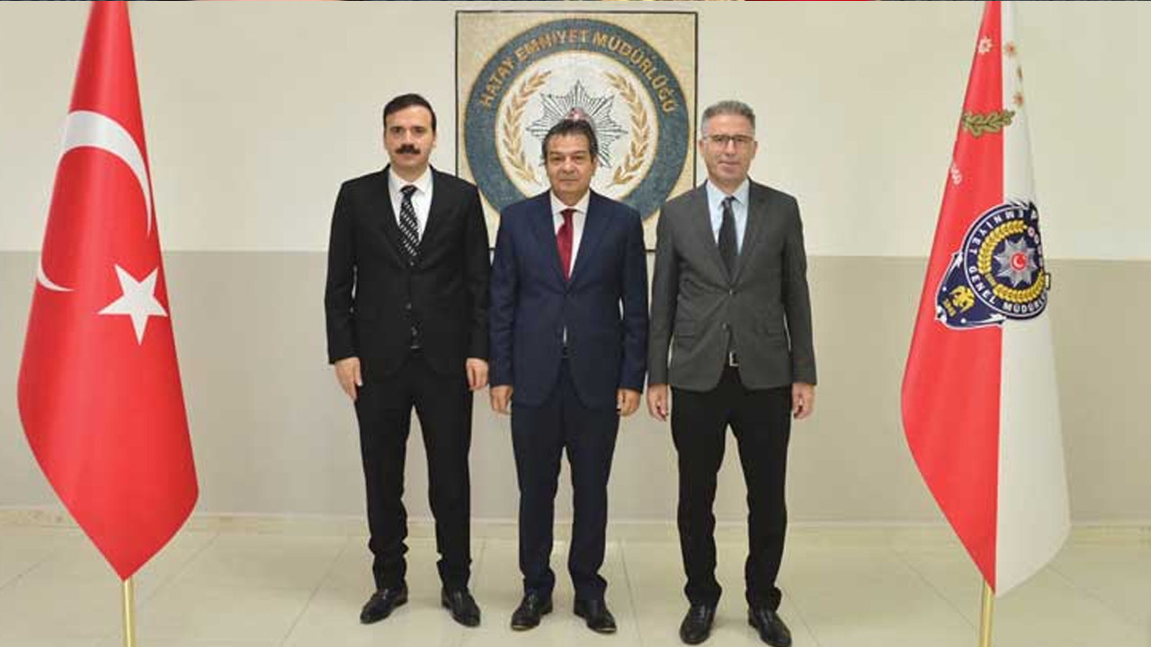 Hatay Adliyesi'nden Hatay Emniyeti'ne 'Hayırlı olsun' ziyareti! Başarı temennilerinde bulundular