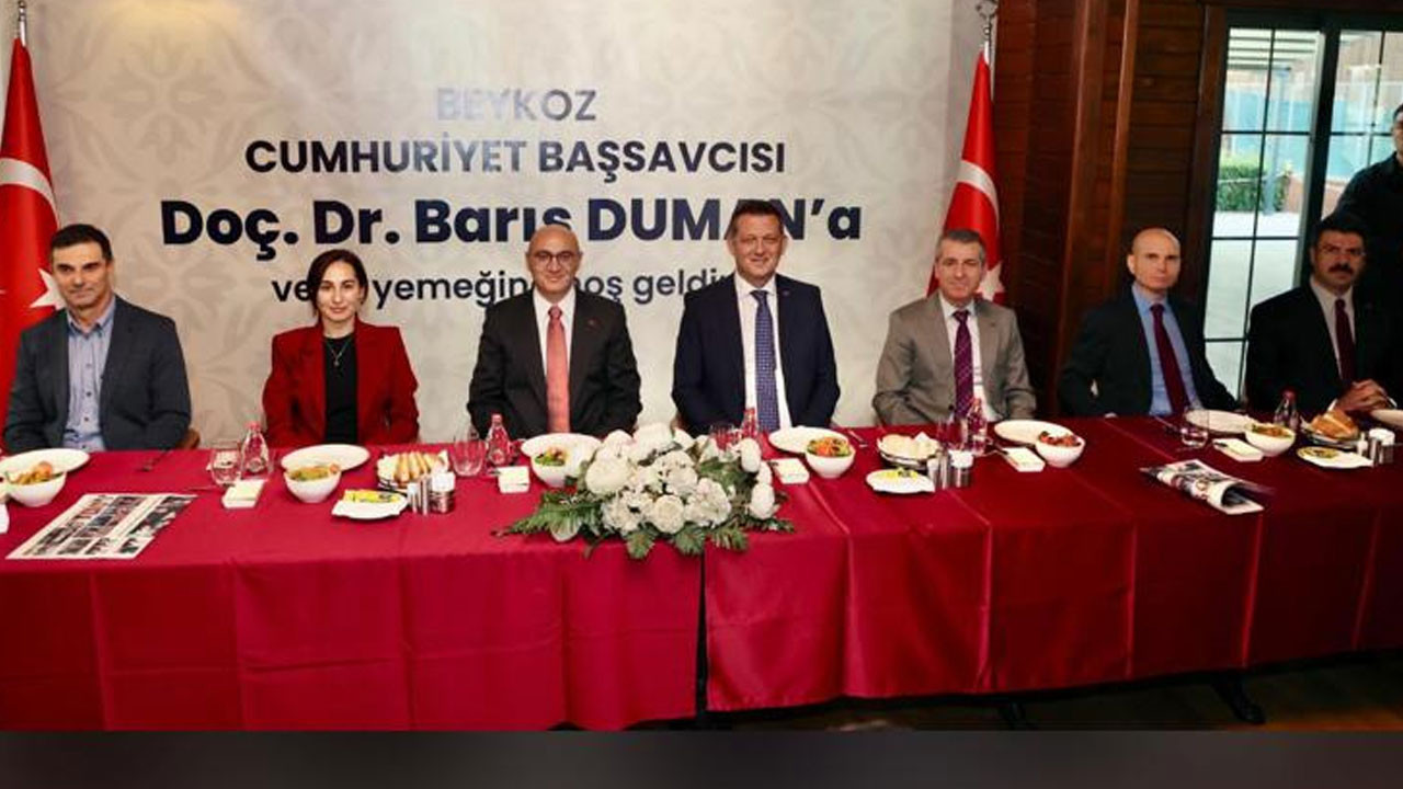 Beykoz'dan Bakırköy'e atanmıştı! Başsavcı Duman için veda yemeği