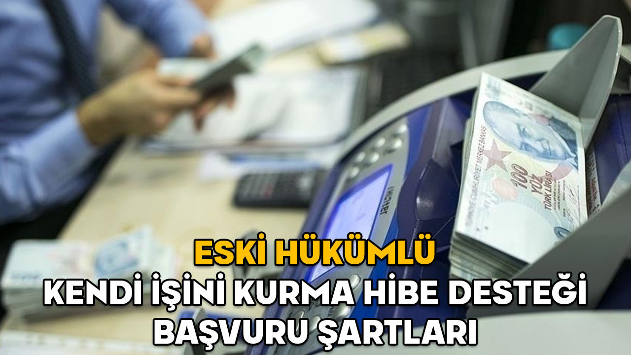 Eski hükümlü kendi işini kurma hibe desteği başvuru şartları nelerdir? Eski hükümlü kendi işini kurma hibe desteği ne kadar?