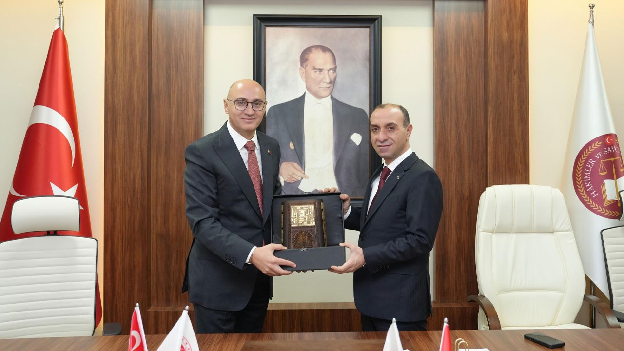 HSK Üyesi Sait Özdemir’den Başsavcı Duman’a hayırlı olsun ziyareti!