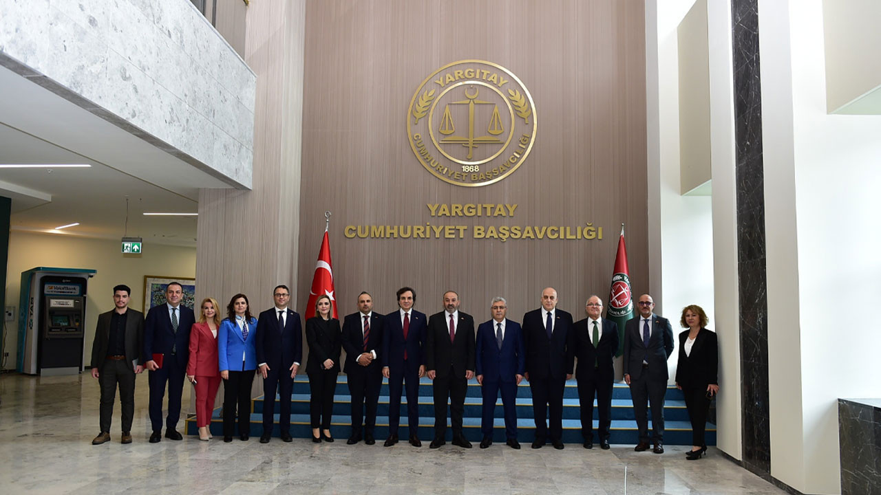 Muhsin Şentürk, Filistin Başsavcısı ve beraberindeki heyeti kabul etti