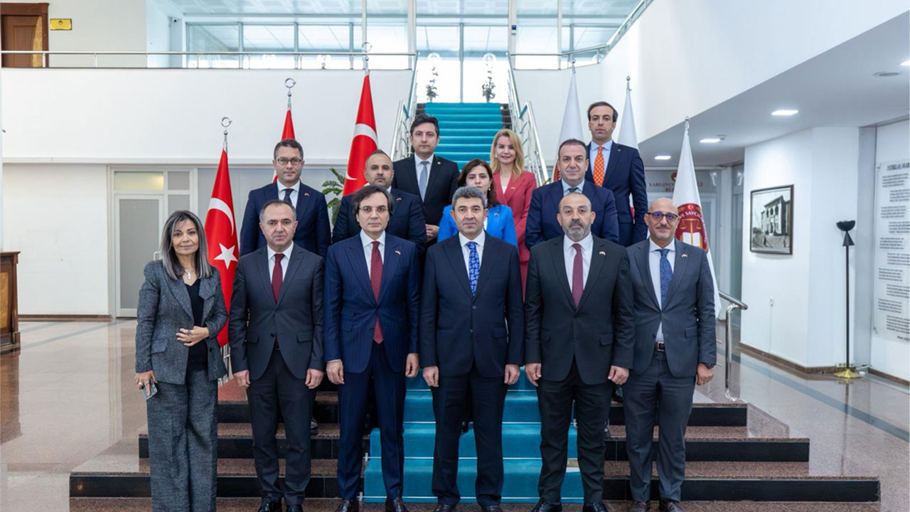 Fuzuli Aydoğdu, Filistin Başsavcısı ve beraberindeki heyeti kabul etti