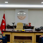 Başsavcı Karabacak esnaf odası başkanıyla buluştu! Veda turu sürüyor…