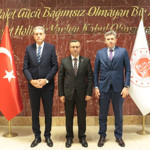 Başsavcılar Aktaş ve Korkmaz görüştü! Adalet hizmetlerinde dayanışmaya dikkat çektiler