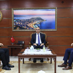 Giresun Başsavcısı Akkiraz ve Ağır Ceza Mahkemesi Başkanı Alperen'den Vali Koç'a ziyaret
