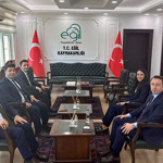 Başsavcı Kuruçay ve yargı heyetinden Kaymakam Hülür'e ziyaret