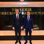 Nevşehir Valisi Kök'ten Başsavcı Çalış'a 'hayırlı olsun' ziyareti