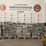 Kapıkule Gümrük Kapısı'nda kuş uçurtulmadı! İki tırda 1 tonu aşkın uyuşturucu yakalandı