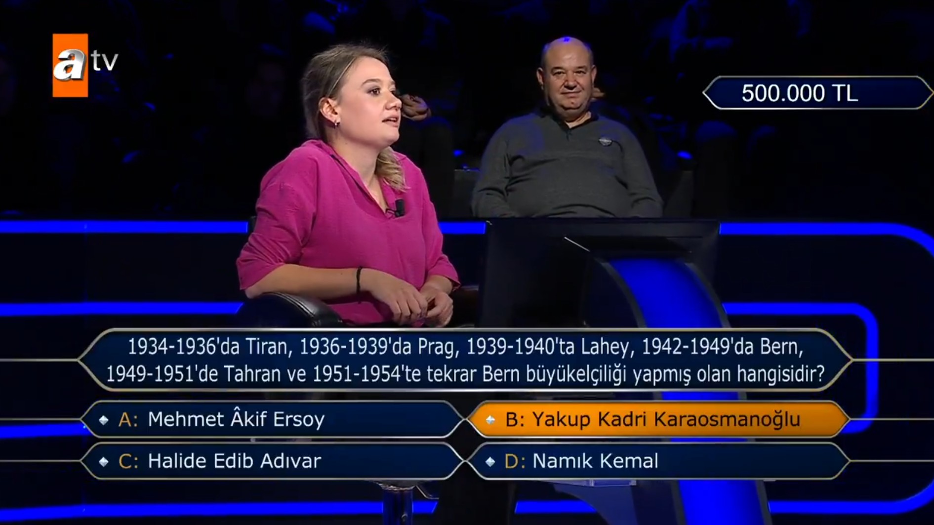 Kim Milyoner Olmak İster'e damga vuran an! 1 milyonluk soru açıldı - Resim: 1