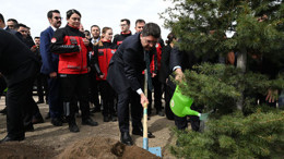 İlk fidan Bakan Tunç'tan' Şehit savcıya hatıra ormanı
