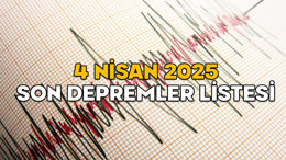 SON DEPREMLER LİSTESİ 4 NİSAN 2025: En son deprem nerede oldu, kaç şiddetinde?