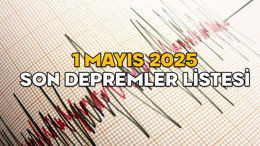 SON DAKİKA DEPREM NEREDE OLDU? 1 Mayıs 2025 Kandilli ve AFAD son depremler listesi