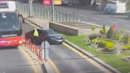 Otobüsü polisin üzerine sürmüştü! Emniyetten CHP'nin şoförüne suç duyurusu