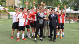 Savcılar ve kurum müdürleri yeşil sahada ter döktü! İşte şampiyon