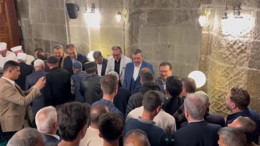 Başsavcı Aydemir de katıldı! Erzurum'da Protokol Ulu Cami'de bayramlaştı