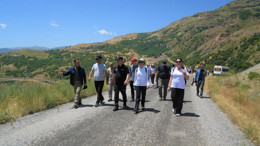 İl protokolü doğa yürüyüşünde buluştu! Başsavcı Kantar da eşlik etti