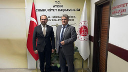 İl Sağlık Müdürü Şenkul'dan Başsavcı Yılmaz'a veda ziyareti